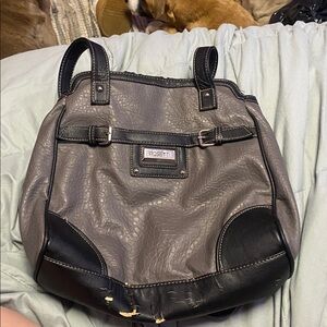 Rosetti Two-Tone Leather Tote